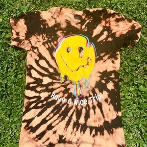 Trippy acid wash t shirt